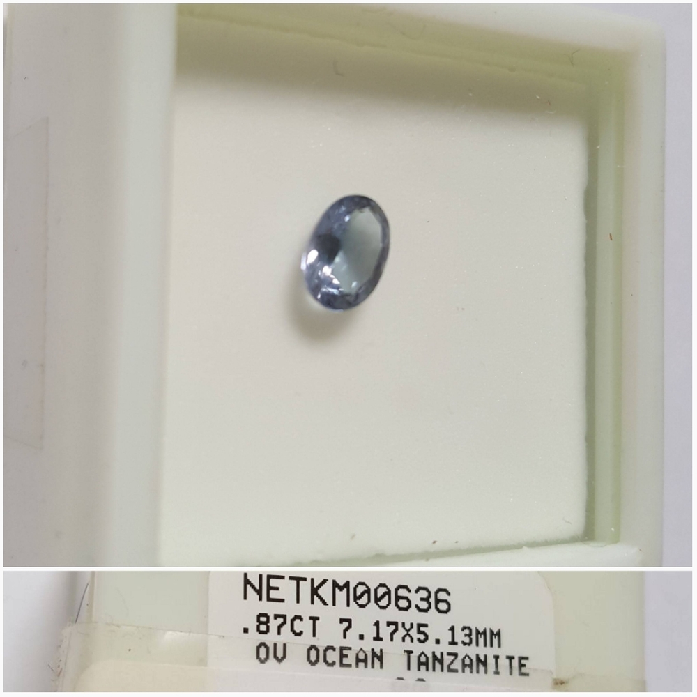 Tanzanite ov ocean .87ct
